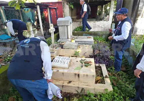 Verifican limpieza en panteones de Tapachula Verifican limpieza en panteones de Tapachula