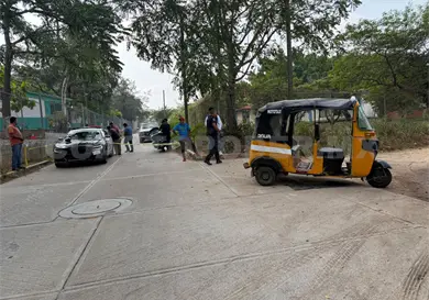 Se fractura en choque entre dos mototaxis