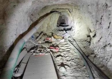 Destruyen un túnel huachicolero en Tlaxcoapan, Hidalgo Destruyen un túnel huachicolero en Tlaxcoapan, Hidalgo