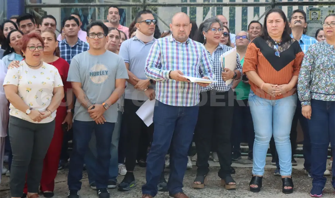 Los trabajadores mencionan que solicitan transparencia y respeto a sus derechos. Diego Pérez / CP