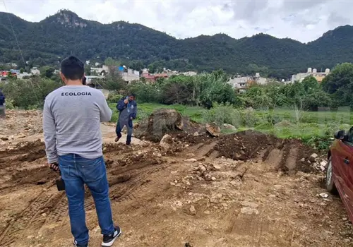 Suspenden obra en zona de humedal
