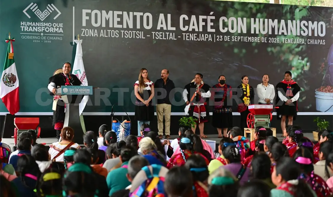 El gobernador Eduardo Ramírez realizó una gira de trabajo por el municipio de Tenejapa. CP