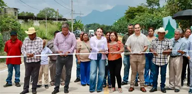 Valeria Rosales inaugura tramos del libramiento