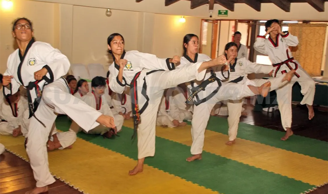 El encuentro reunió a practicantes de categorías infantil, juvenil y adultos, en San Cristóbal de Las Casas. Cortesía