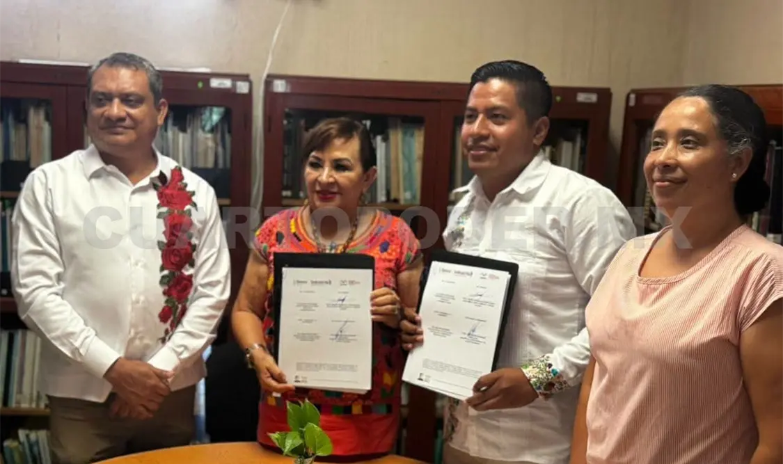 Se llevó a cabo la firma del Convenio. CP