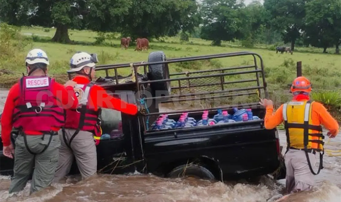 En la costa de Chiapas se han registrado afectaciones por las últimas lluvias. Cortesía