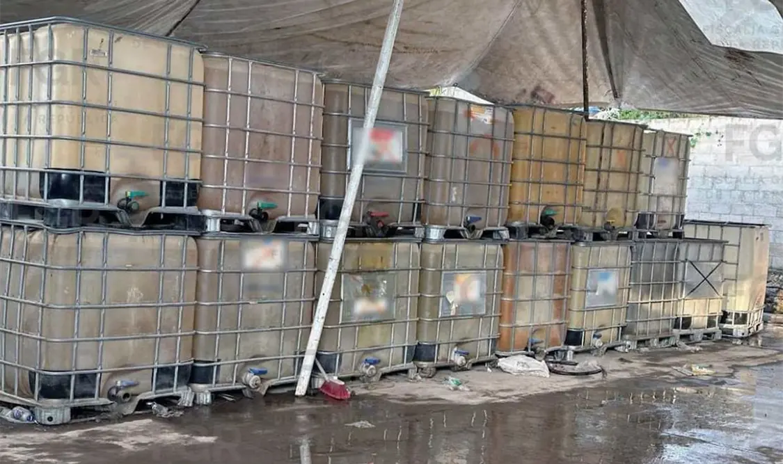 Aseguran 20 mil 900 litros de combustible