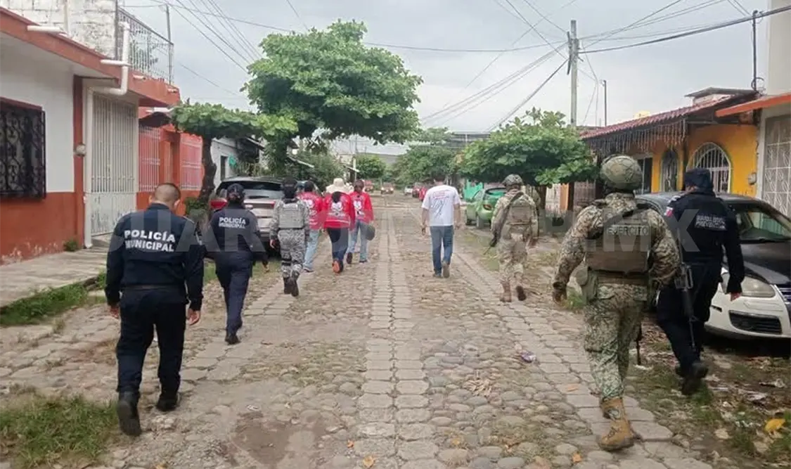 Se sumaron diversas autoridades a los recorridos de búsqueda. Rafael Victorio / CP