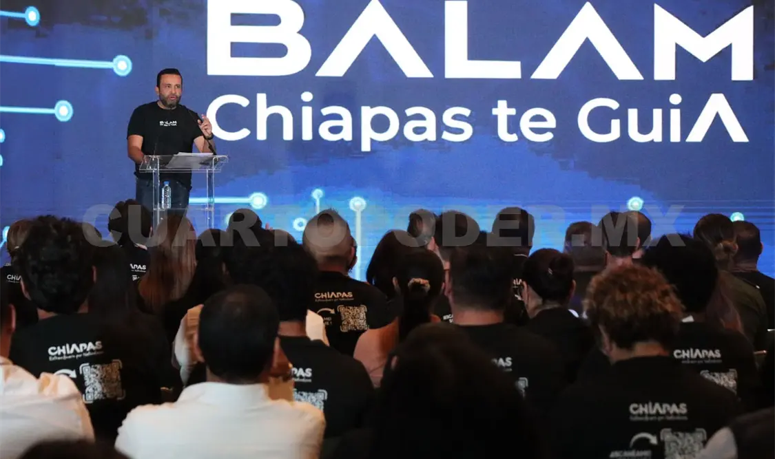 El secretario de turismo estatal, Segundo Guillén, encabezó la presentación. Diego Pérez / CP