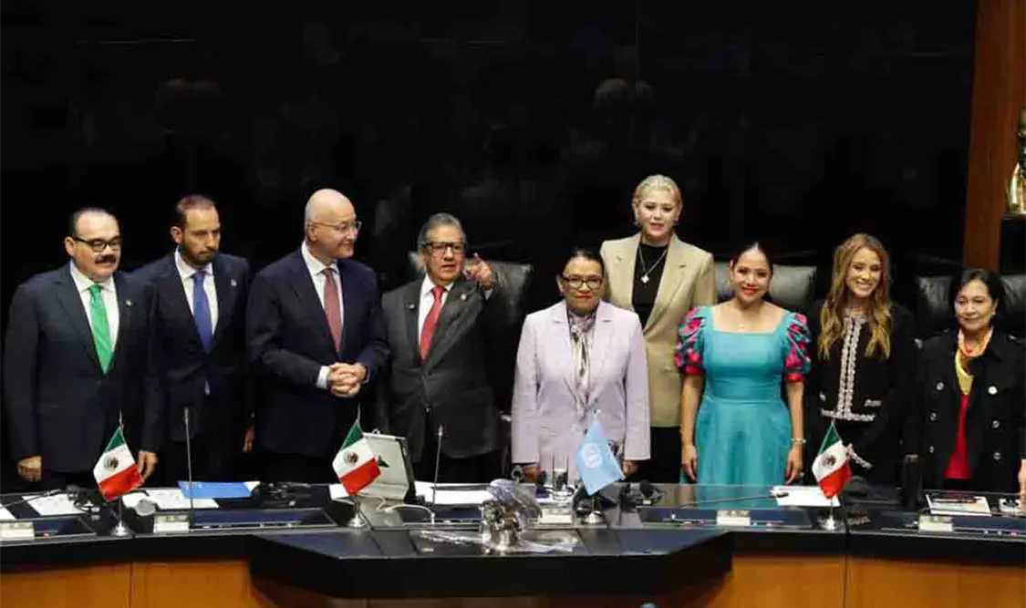 El pleno del Senado aprobó en lo general, con el voto de Morena y sus aliados, la reforma impulsada por la presidenta de México. Cortesía