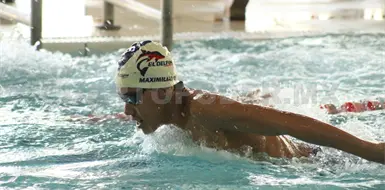 Delfines conquistan alberca del Polideportivo
