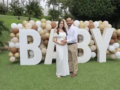 Gender reveal en familia
