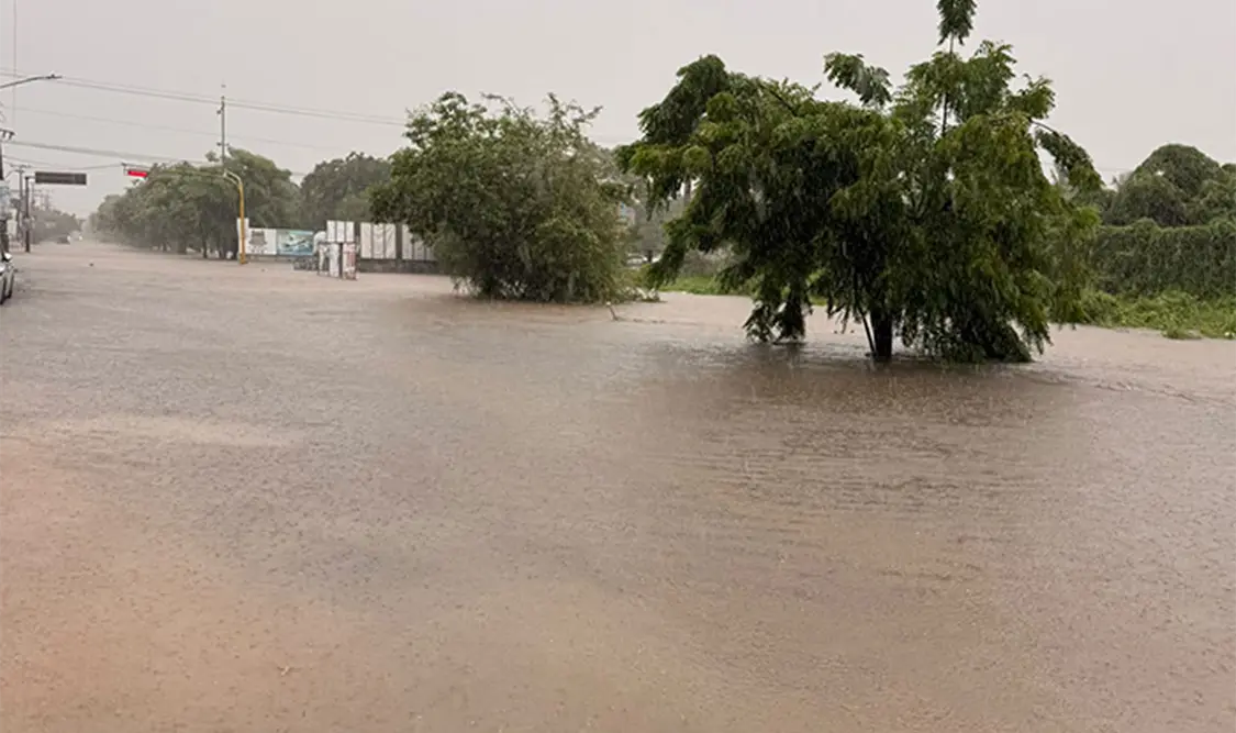 En las próximas horas, Rachel ocasionará lluvias intensas, de 75 a 150 milímetros. Cortesía