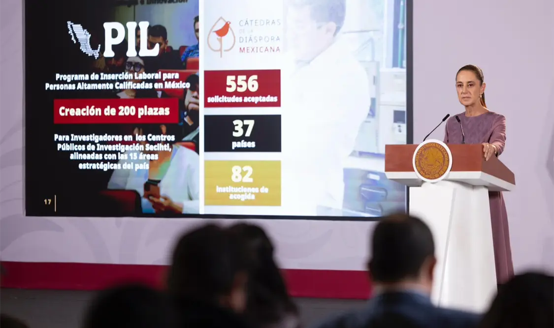 La mandataria explicó que se busca sancionar el uso ilegal de imágenes de instituciones públicas para cometer fraudes. Cortesía