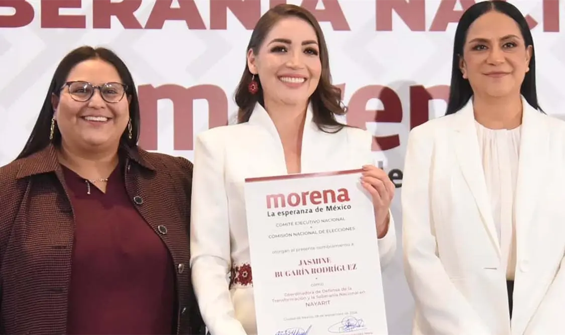 La senadora con licencia, Jasmine María Bugarín Rodríguez, aseguró que renunció a su nacionalidad estadounidense en 2018. Cortesía