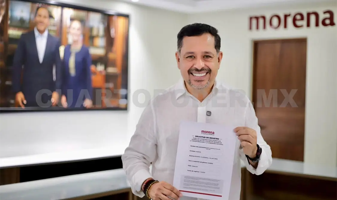 Mario Guillén Guillén se registra para proceso interno