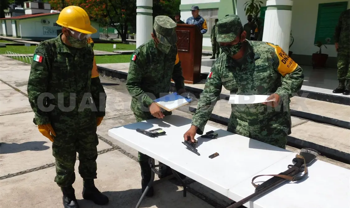 Las armas son peligrosas para la sociedad. Diego Pérez / CP