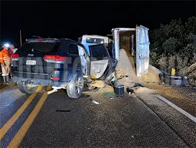 Violento choque salda con conductor muerto