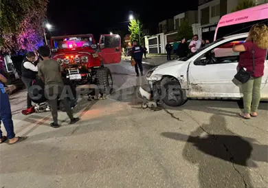 Ebrio causa carambola y resulta policontundido