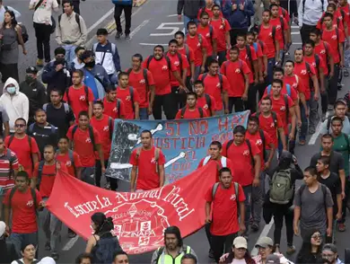 Marcha del 2 de octubre, a 58 a&ntilde;os de la represi&oacute;n
