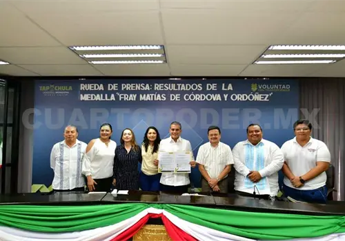 Presentan a galardonados con la Medalla Fray Matías Presentan a galardonados con la Medalla Fray Matías