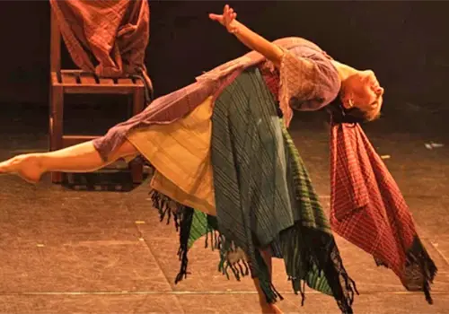 El rebozo inspira pieza coreogr&aacute;fica