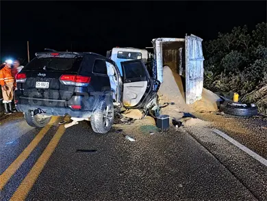 Violento choque salda con conductor muerto
