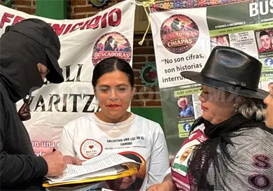 Zapatistas y madres buscadoras se re&uacute;nen