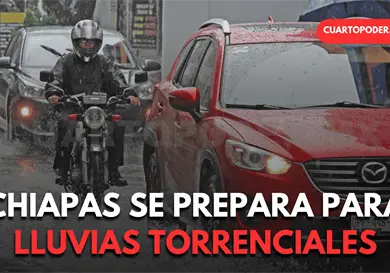 Prev&eacute;n lluvias torrenciales para esta semana