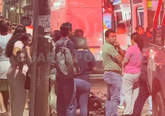Queda con una posible fractura al ser atropellado