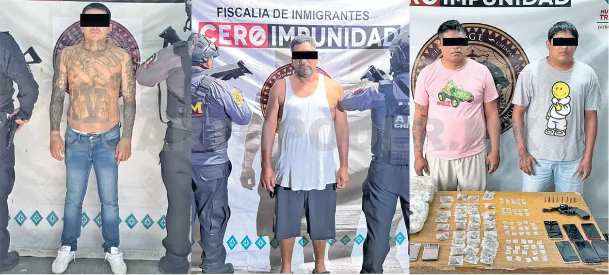 El fiscal general anunció la detención de un presunto multifeminicida de El Salvador y de un homicida originario de Honduras. CP