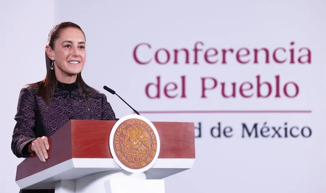 Sheinbaum reclama al Gobierno de Querétaro y al embajador Ronald Johnson, por una academia policial sin autorización federal. Cortesía