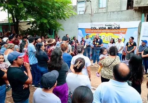 Arranca alcalde &Aacute;ngel Torres una calle feliz m&aacute;s
