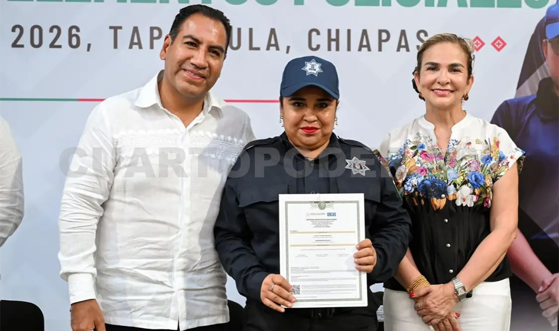 Eduardo Ramírez reconoció el esfuerzo de los elementos de seguridad. Cortesía