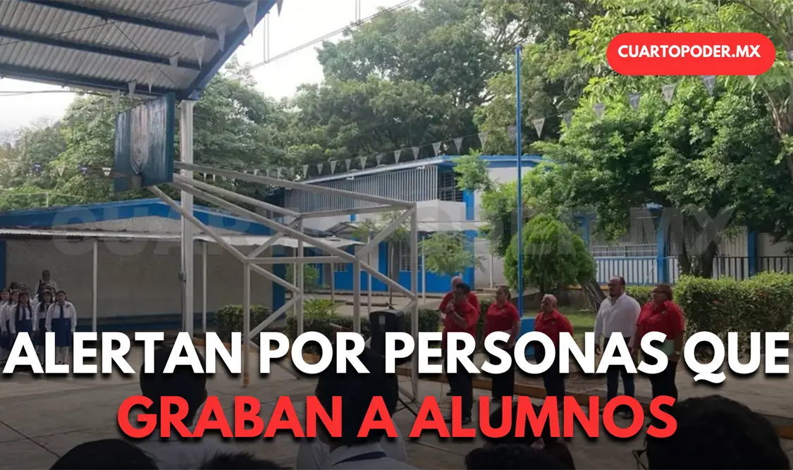 Sujetos graban a estudiantes para subirlo a redes