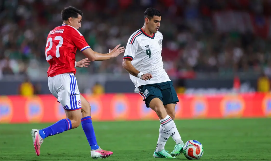Chile encontró la ventaja ante la Selección Mexicana en el último partido de preparación de Rafael Márquez durante esta Fecha FIFA. Cortesía