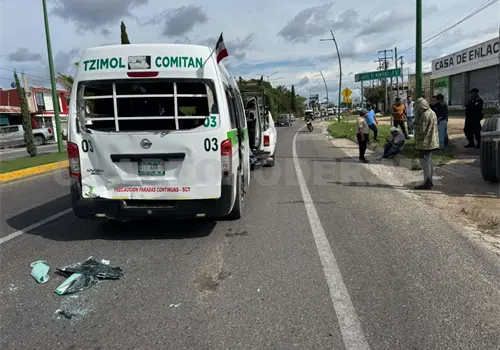 Tres lesionados por carambola en bulevar