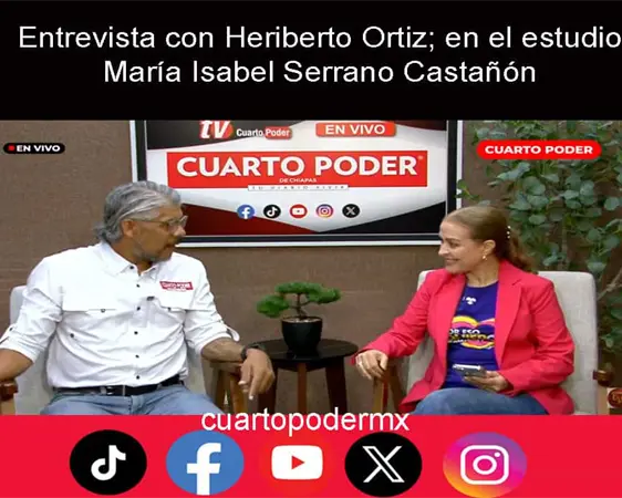 Entrevista con Heriberto Ortiz; en el estudio María Isabel Serrano Castañón Entrevista con Heriberto Ortiz; en el estudio María Isabel Serrano Castañón