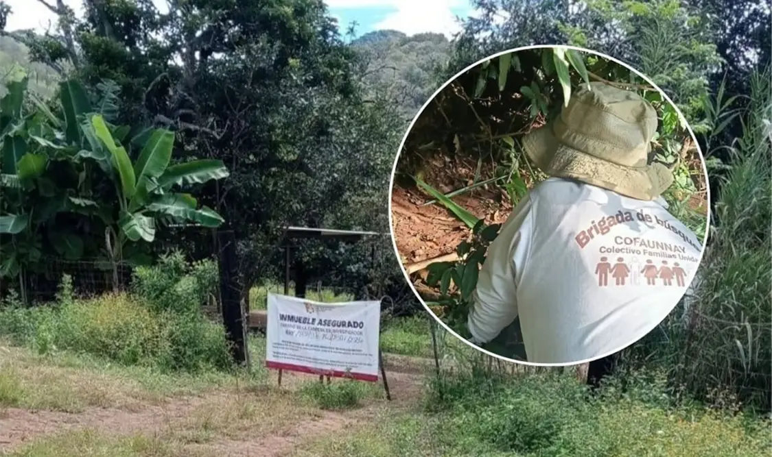 De acuerdo con la FGE de Nayarit, en el sitio se localizaron prendas y demás objetos. Cortesía