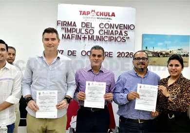 Luis Pedrero y Yamil Melgar firman convenio hist&oacute;rico