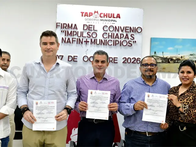 Luis Pedrero y Yamil Melgar firman convenio hist&oacute;rico