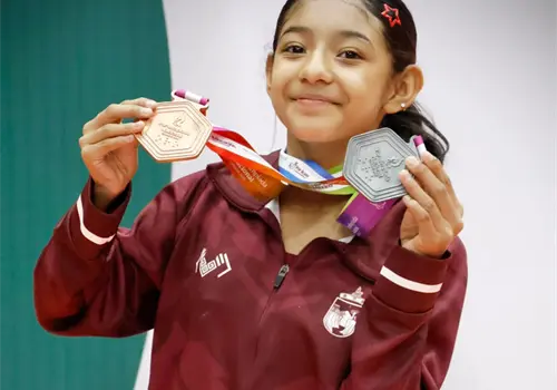 Valentina de los &Aacute;ngeles obtiene plata