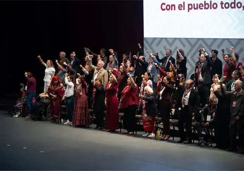 Se reúnen coordinadores con dirigencia de Morena Se reúnen coordinadores con dirigencia de Morena