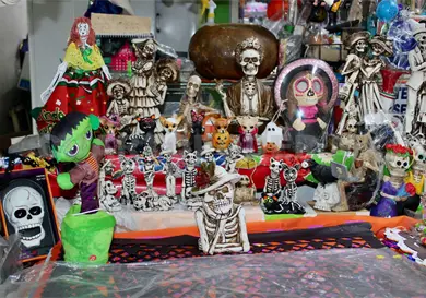 Centro de Tuxtla: entre calaveras y tradici&oacute;n