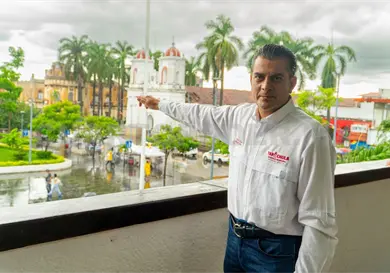 Exhorta Yamil Melgar a protegerse ante lluvias Exhorta Yamil Melgar a protegerse ante lluvias