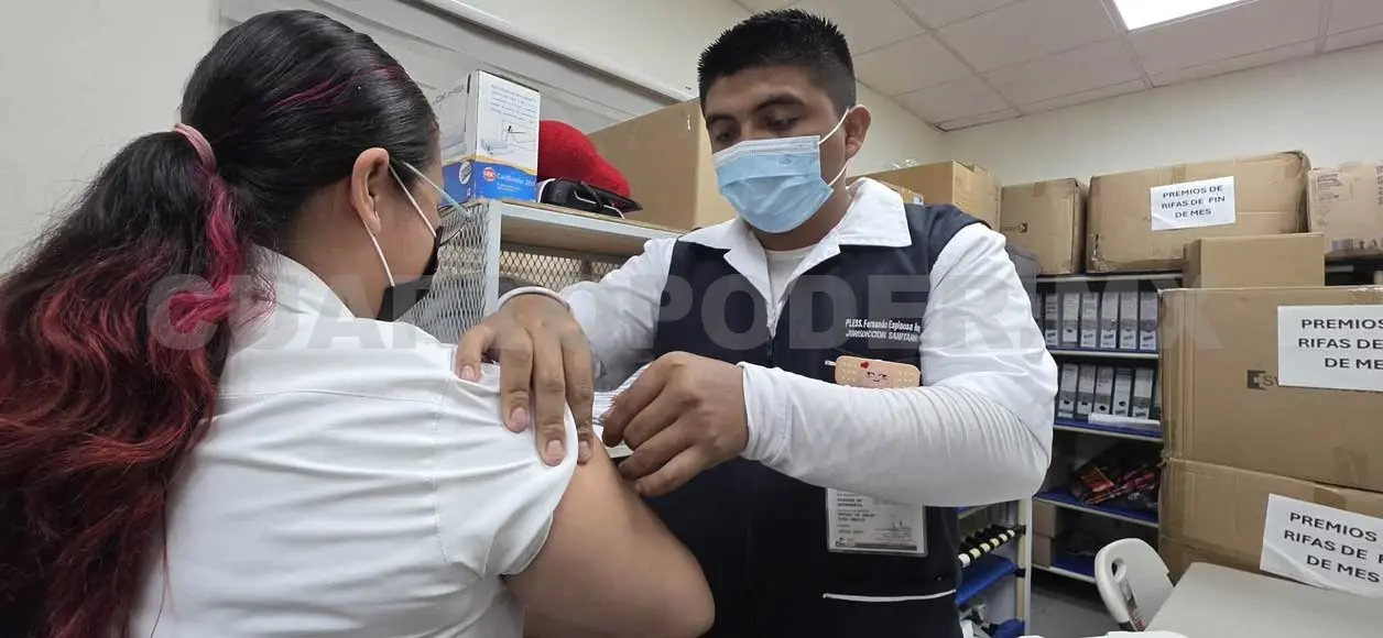 Se otorgaron pláticas sobre las enfermedades de sarampión e influenza. Rafael Victorio / CP