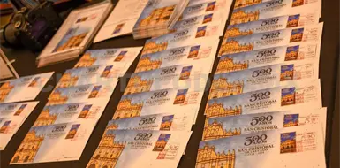 Lanzan estampilla postal por 500 años de SLCS Lanzan estampilla postal por 500 años de SLCS