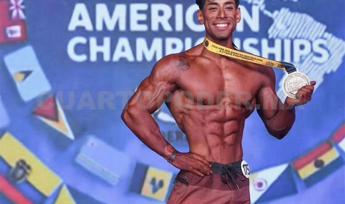 Fernando Arturo Lima Argüelles conquistó el título absoluto de Men’s Physique. Cortesía