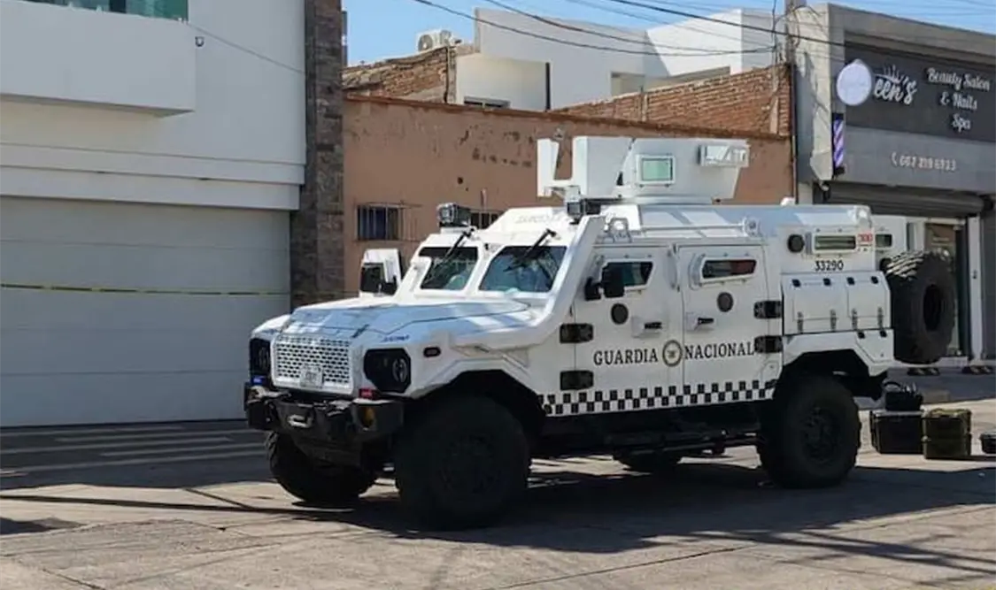 La residencia se mantiene bajo una fuerte vigilancia. Cortesía