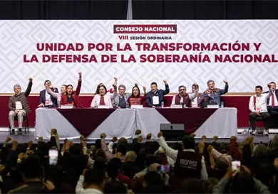 Aprueba Morena pol&iacute;tica de alianzas rumbo a 2027